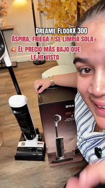 Dreame FloorX 300: la aspiradora que aspira, friega y se limpia sola 😍 Aprovecha la oferta mientras siga disponible y deja tus pisos impecables con menos esfuerzo. #TikTokShop #CleanTok #DreameFloorX300 #AspiradoraInteligente #LimpiezaDelHogar