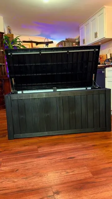 Don’t buy an outdoor storage bin until you watch this video! I found the one you want! Don’t waste your money. #dealsforyoudays #tiktokshopcreatorpicks #shippedbytiktok 