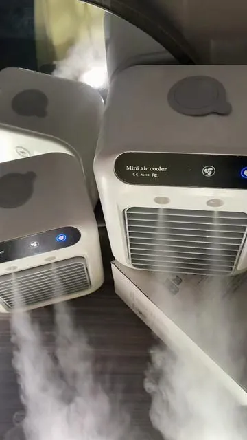Gracias a este mini aire acondicionado ya no paso más calor en verano#minicoolers #miniaircooler #coolingfan #minicoolingfan #summervibes