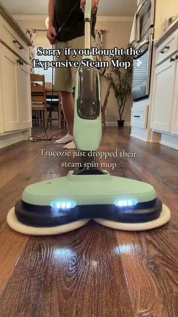 Sorry if you bought the expensive steam mop already… Trucozie just dropped a 230°F steam spin mop with 2000RPM pads, LED lights, and it’s on SALE #Homeika #Trucozie #DealsForYouDays #steammop #cleantok @Homeika US 