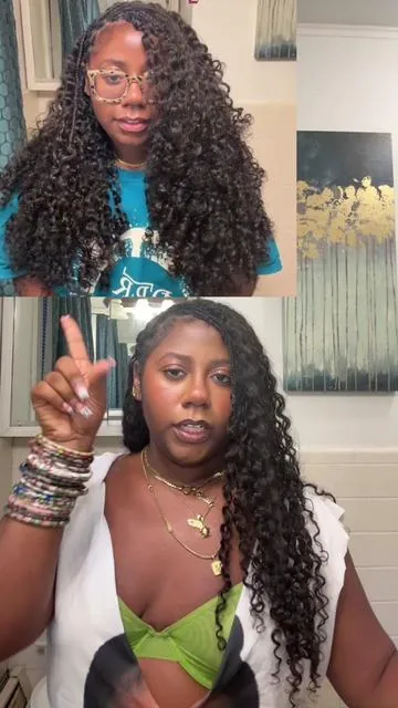 😍😍😍😍😍🤭 #blackgirlhairstyles #miracleknots 