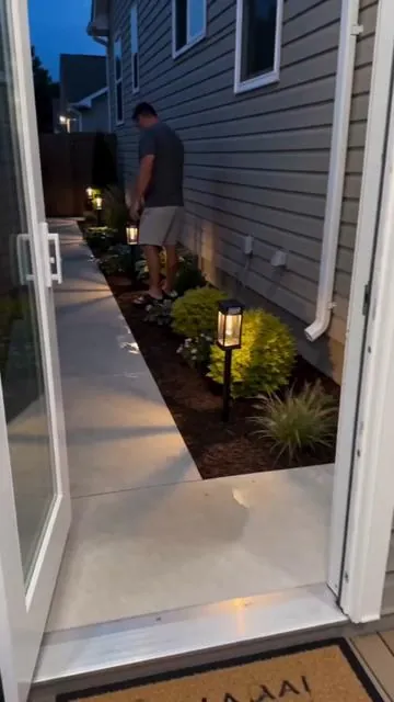 Transform your walkway into a dream garden. Auto-on at dusk, auto-offat dawn. Your neighbors will be jealous! #SummerVibes#tiktokshopstockup#Solar light outdoor#mothersdaygift#TikTokshopspringGlowUp
