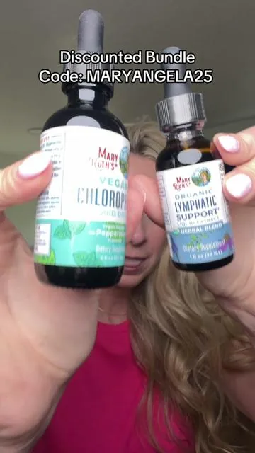 Liquid chlorophyll and lymphatic support forms bundle sale #maryruths #dealsforyoudays #summerwins #tiktokshopcreatorpicks #summervibes 