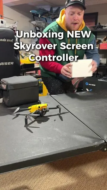 this is NOT what I expected to pull out of the box 👀 Skyrover New Screen Controller = no more tiny phone screens while flying 📷 @Mach 3 RC  #Skyrover #Skyroverx1 #DroneController #Unboxing #DroneUnboxing 