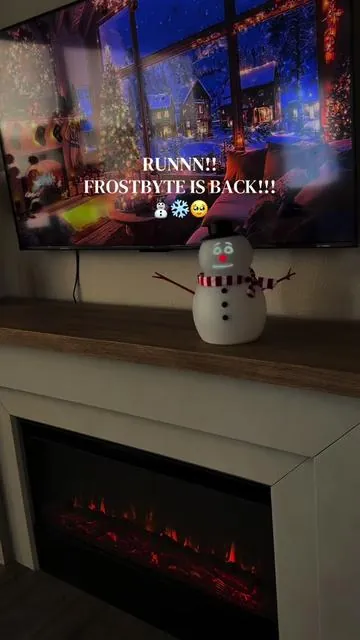 The cutest talking and singing snowman!! ⛄️ 🎶  #frostbyte #singingsnowman #talkingsnowman #tiktokshopcreatorpicks #dealsforyoudays 