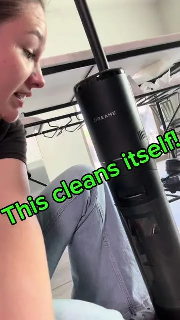 This is my favorite vacuum/mop combo that makes cleaning so much faster and fun!!  I’ll never go back to sweeping and mopping again. #dreame #cleaning #fyp 