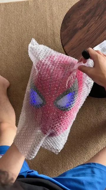Put on the mask…and suddenly you’re a hero.#fyp #tiktokshop #birthdaygift #mask #spiderman