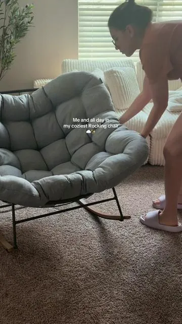 ✨🤍 #rockingchair #cozyvibes #homedecor #dealsforyoudays #tiktokshopcreatorpicks 