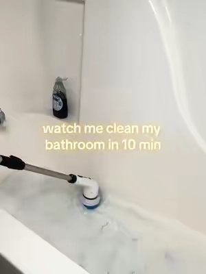 Literally makes cleaning fun #spinscrubber #cordlessspinscrubber #CleanTok #kitcheninthebox 