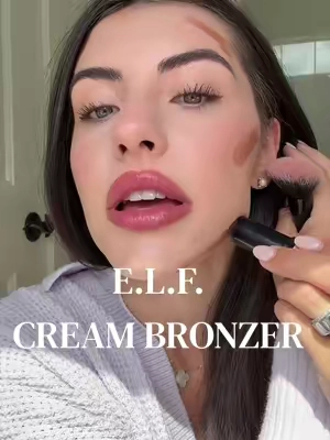 Wearing the shade tan ☀️🤎 @e.l.f. Cosmetics #elf #elfcosmetics #eyeslipsface #dealsforyoudays #tiktokshopcreatorpicks 