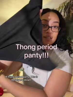 Period panties are so dope. Especially if you prefer free bleeding! #blackgirltok #periodpanty #periods 