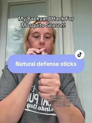 Summer nights on the patio are way better when you’re not constantly swatting mosquitoes. 🦟✨ I started using these Natural Defense Mugwort & Gastrodia aromatherapy sticks before heading outside, and they’ve helped me enjoy my backyard again. #NaturalDefense #tiktokmademebuyit #mosquitorepellent #summermusthave #dealsforyoudays 