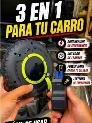 El peor día para quedarte tirado: frío extremo, calor infernal o tormenta. 🌡️❄️⛈️ Y encima el teléfono sin batería y la llanta baja. Nuestra estación de energía con protección anti-inversión resuelve todo en minutos: arranca, infla, ilumina y carga. No dependas de la suerte, lleva la solución contigo. #jumpstarter#jumpcable #TikTokShopDealsforYouDays #SummerWins#fathersdaygift