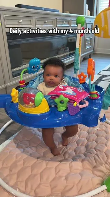 Baby Einstein jumper = Happy Baby and Mom with time to do the laundry.  . . . #babyeinstein #babyjumper #sensorytoys #dealsforyoudays #montessori 