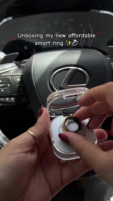 It’s so cute too ✨ #smartring #healthtracker #healthtracking #tiktokmademebuyit #dealsforyoudays 