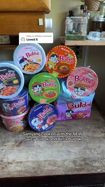 Replying to @Ashley Obsessed!! #buldak #ramen #buldakramen #swicybuldak #birriabuldak 