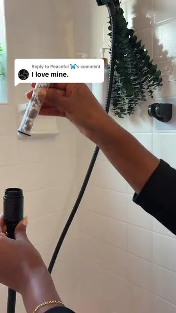 Replying to @Peaceful 🦋 your shower water and remove limescale, dirt, chlorine and bacteria! #waterfilter#filter#upgrade #SummerWins#DealsForYouDays