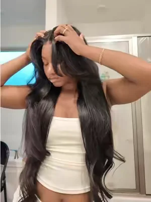 @Liqusee Hair Shop  This wig said "leave the struggle in the past" 🥰   Tap the Cart Below Please also include these hashtags: #Summervibes #DealsForYouDays #liquseehair #gluelesswig #bodywave     