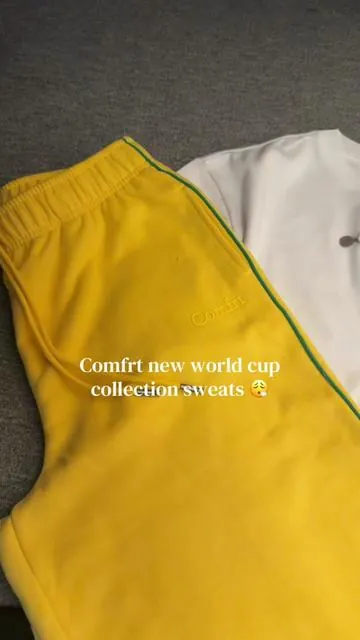 They are literally fye 🔥 #comfrt #comfrtsweats #baggypants #worldcup 