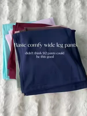 Cute & stretchy & comfy.  New color alert! Add to your cart now🛒#pants#leggings#widelegpants #spotlightfinds #dealsforyoudays 