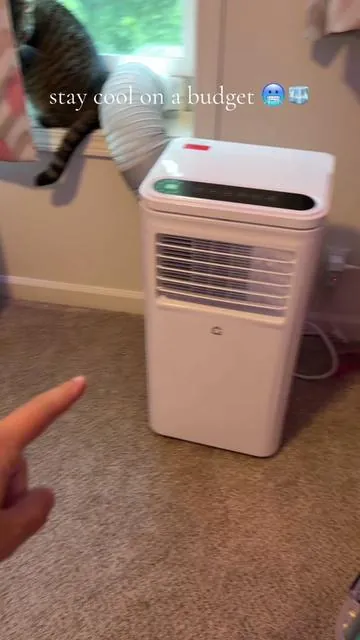 no central AC? same 🔥😅 this little portable unit just saved my summer without destroying my bank account Living room, apartment, bedroom, even the kids’ room — it actually cools FAST ❄️ and my electric bill didn’t go crazy either🙌 if you’ve been sweating it out trying to “just deal with it”… don’t #SummerVibes #portableac #nocentralair #airconditioner #dealsforyoudays 
