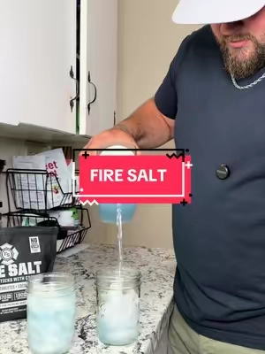 The caffeine version is JUST AS GOOD #dealsforyoudays #firesalt #electrolytepowder #electrolytes #hydration 