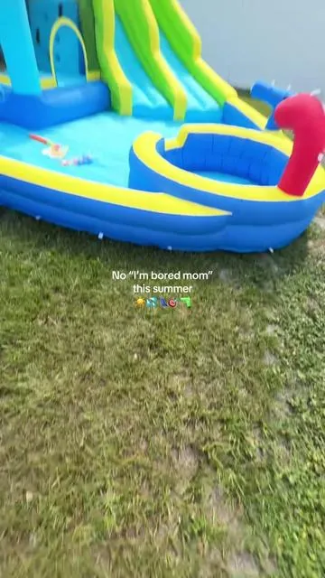 My kids have been having a blast on this bounce house/waterslide! So much fun! ##DealsForYouDays##inflatablewaterslide##inflatablebouncehouse##waterslide##bouncehouse
