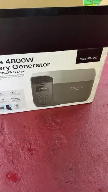 Ecoflow delta 3 Max. #ecoflow #generador #planta #generadorelectrico #generator 