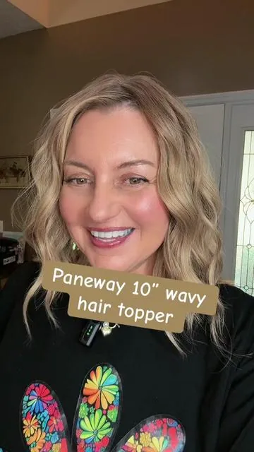 This is the dirty blonde with the brown root. This absolutely feels and looks wonderful. #hair #hairtopper #hairtoppersforthinninghair #hairtransformation #hairtok 