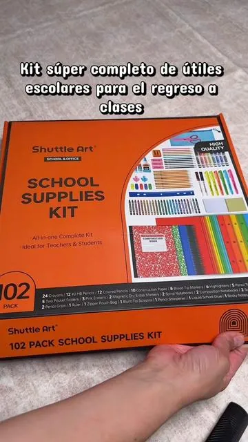 Kit de utilices escolares, súper completo para el regreso a clases  #schoolsupplies #schoolsupplieskit #utilesescolares #dealsforyoudays #backtoschoolshopping 
