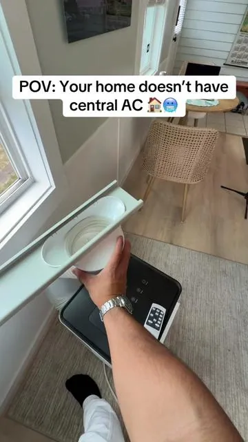 It works amazing! #tiktokshop #airconditioner #centralair #summerheat 