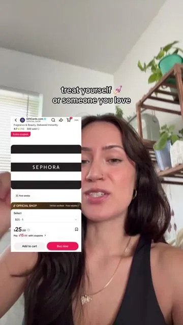 GIFT CARDS NOW ON TTSHOP 💅🏻 #giftcards #summervibes #dealsforyoudays #tiktokshopcreatorpicks #sephorahaul 