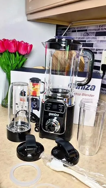 Ganiza Professional Smoothie Blender 1100W Motor 25000 RPM 8 Auto Programs for Frozen Fruits Ice 64 oz Large 12-in-1 Countertop Blender Dishwasher Safe Multifunctional Juicer food processor nutribullet vitamix juicer machine #dealsforyoudays 
