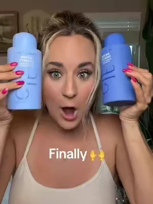 Omg omg omg @e.l.f. Cosmetics just launched their own shampoo and conditioner @elfhaircare #shampooandconditioner #elfhaircare 