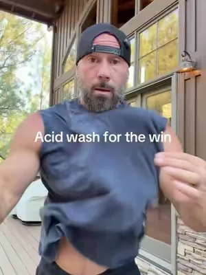 You will live in these acid wash tanks. And you get FIVE so you can!!! - #dealsforyoudays #summerwins #acidwashed #tanktop #fitover40 
