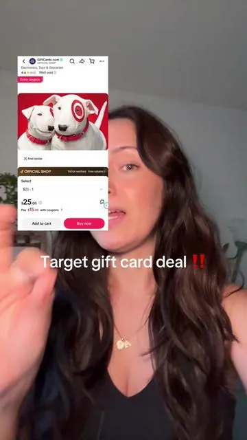 Gift card deal ‼️ #giftcards #easygiftideas #dealsforyoudays #gifting #targethaul 