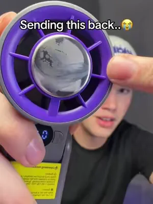 I wasn’t expecting this  #fan #portablefan #summerheat 