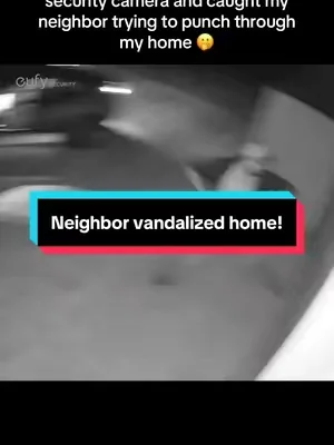 Ok this was an experience 😳 #eufy #caughtoncamera #securitycamera #crime #neighbor 
