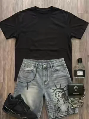 So fire #fitcheck #jorts #july4th #fashion 
