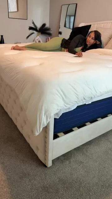 Feels like a ☁️ on Earth #home #mattress #homefinds 