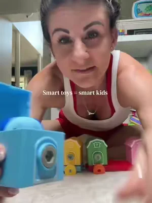 This train set is the GOAT of toddler toys #toddlertoys #earlylearning #learningfun #toddlerfinds #dealsforyoudays 