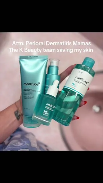 Since having my daughter in 2021, I have been at war with hormonal perioral dermatitis. Under the care of my dermatologist and aesthetician, I finally found a team of superheroes 💪🏼##kbeauty##perioraldermatitis##acnetreatment##skincare##musthave
