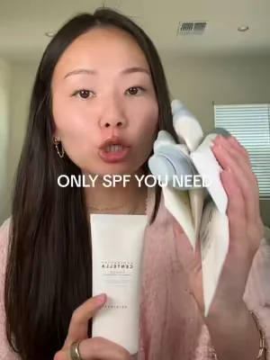 i REFUSE to let sun spots, fine lines, wrinkles live RENT FREE on this face 😌 #sunprotection #oilyskin #acneproneskin #sensitiveskin #centella 