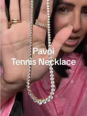 I always get so many compliments when I wear my @PAVOI #tennisnecklace 💎 #pavoi #necklacestack #pavoijewelry #dealsforyoudays 