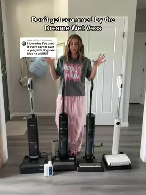 Replying to @Emily✨ my honest opinion of my Dreame wet vacs #dealsforyoudays #dreameh12pro #dreameh14 #dreamevacuum #vacuummop 