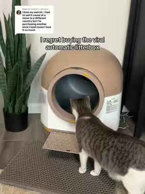Replying to @luxie22 still love the warcat over a year later! #dealsforyoudays #automaticlitterbox #selfcleaninglitterbox #litterbox 