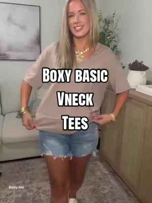 Quality basic tees!!🤎 @Cicy Bell shop #boxytee #basictee #fypシ #dealsforyoudays 