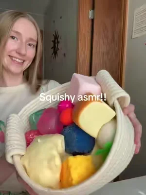 Squishy asmr!! #squishy #fyp #asmr #fidget #toy 