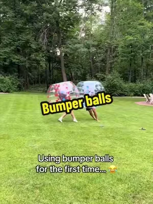 Definitely going to have some fun with these! #bumperballs #Summer 