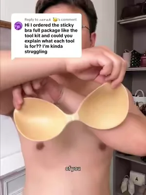 Replying to @𝓼𝓪𝓻𝓪𝓱  🥳 PUFF sticky bra really have replaceable adhesive! #stickybra #puffstickybra #pushupstickybra  #WeeklyDeals  #DealsForYouDays
